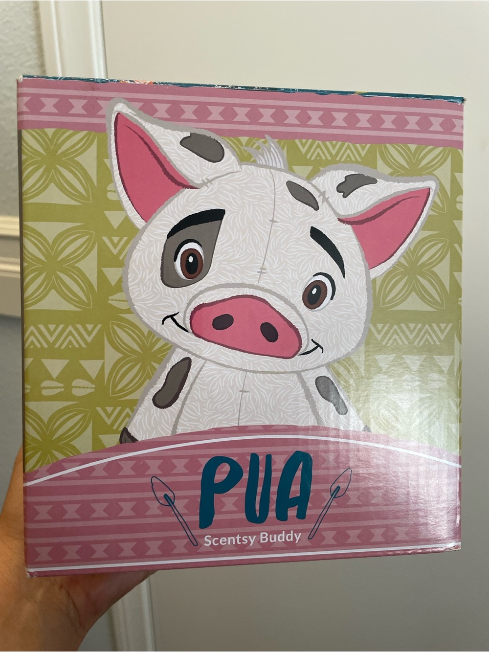 Scentsy Pua Plush Buddy – Pink, White, Brown